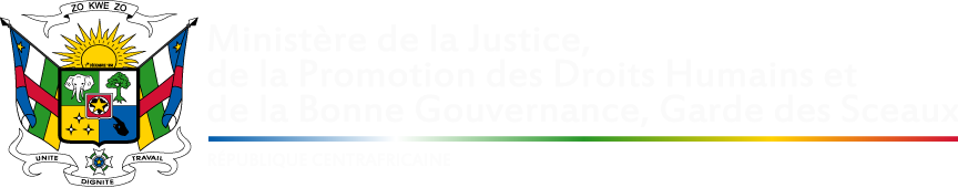 Ministère de la Justice, de la Promotion des Droits Humains et de la Bonne Gouvernance, Garde des Sceaux