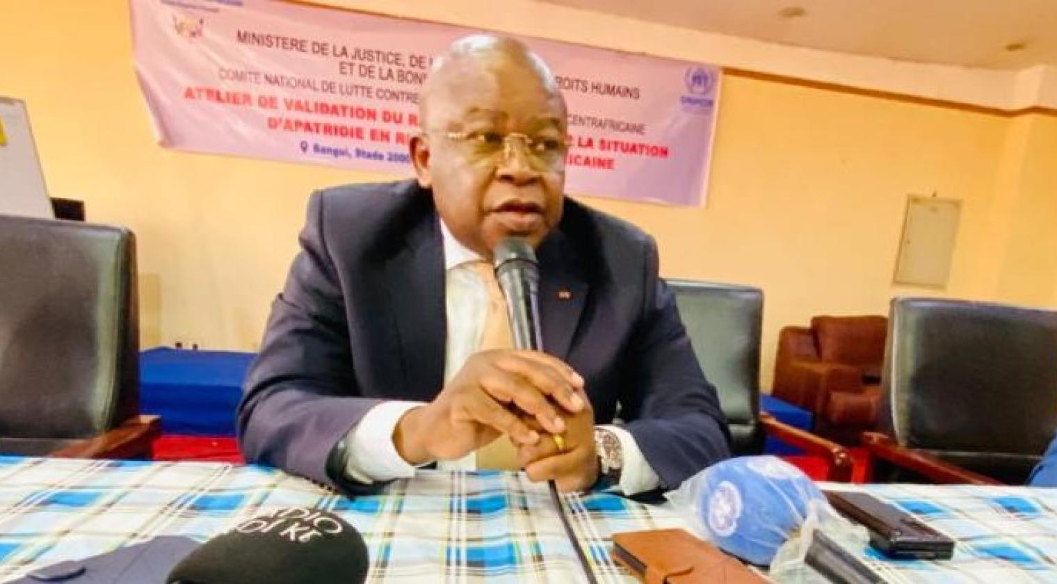 ATELIER DE VALIDATION DU RAPPORT D’ETUDE SUR LA SITUATION D’APATRIDIE EN REPUBLIQUE CENTRAFRICAINE