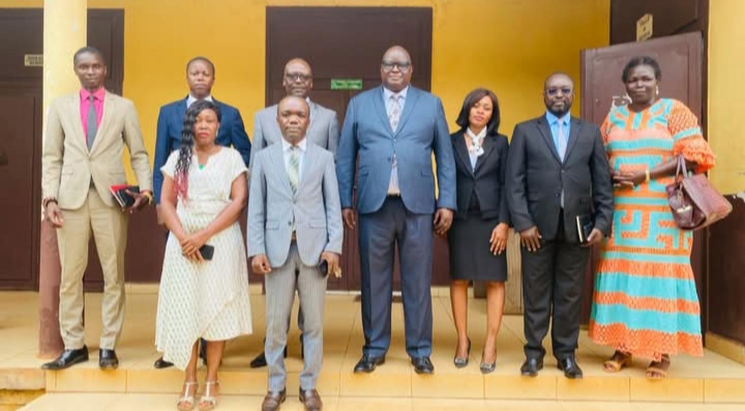 ECHANGES DU MINISTRE D’ÉTAT CHARGE DE LA JUSTICE GARDE DES SCEAUX AVEC LES NOUVEAUX JUGES EXPERTS DE LA COUR DES COMPTES FORMES AU CAMEROUN