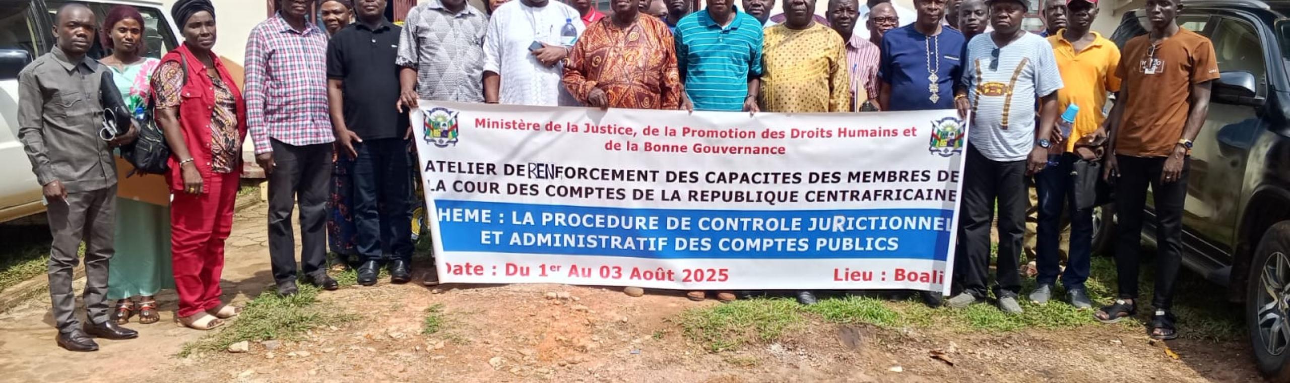 RENFORCEMENT DES CAPACITES DES MEMBRES DE LA COUR DES COMPTES SUR LE CONTROLE JURIDICTIONNEL ET ADMINISTRATIF DES COMPTES PUBLICS