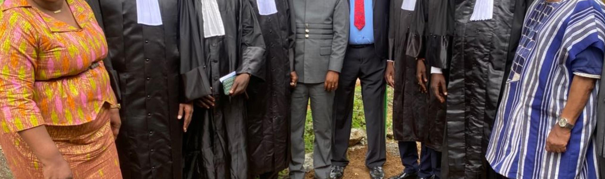 CEREMONIE D'INSTALLATION DES NOUVEAUX MAGISTRATS DU TRIBUNAL ADMINISTRATIF DE BOUAR