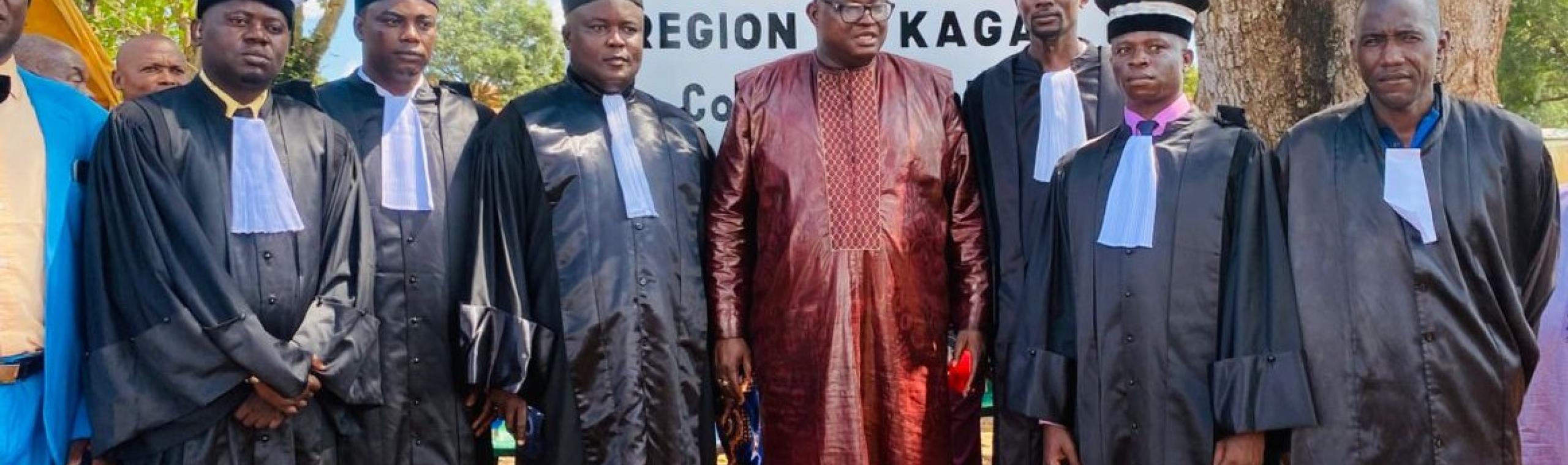 INSTALLATION OFFICIELLE DES NOUVEAUX JUGES DU TRIBUNAL ADMINISTRATIF DE BAMBARI