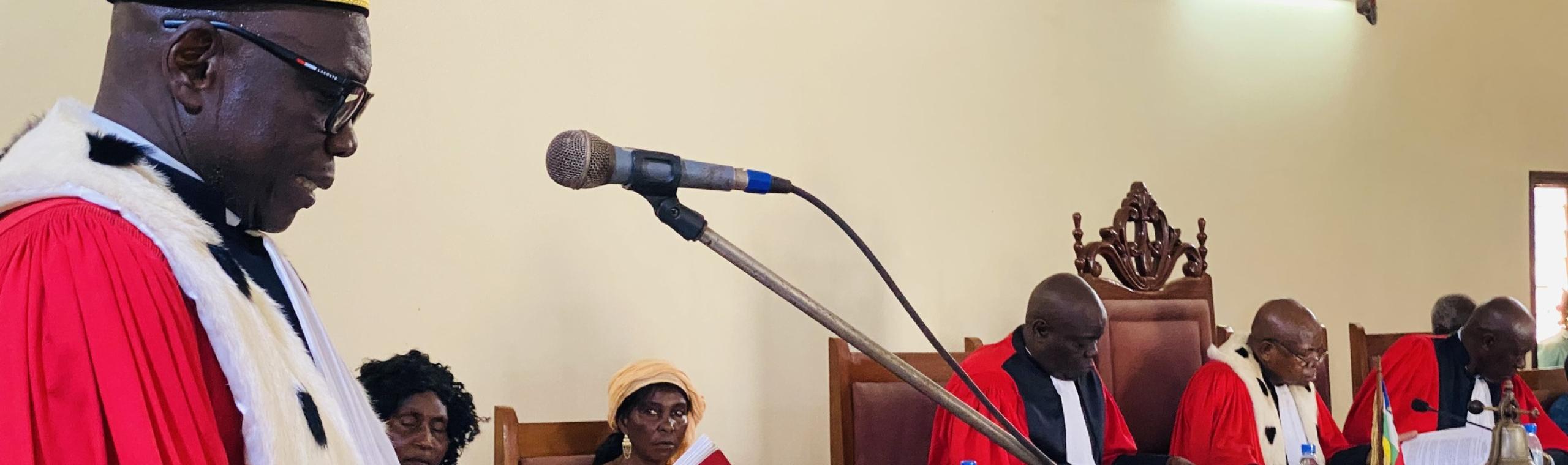 FIN DE LA PREMIERE SESSION CRIMINELLE ORDINAIRE A LA COUR D’APPEL DE BANGUI