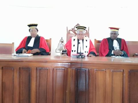 FIN DE LA PREMIÈRE SEMAINE DES AUDIENCES CRIMINELLES À LA COUR D'APPEL DE BANGUI